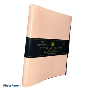 Victoria’s Nude pink soft faux leather Purse journal